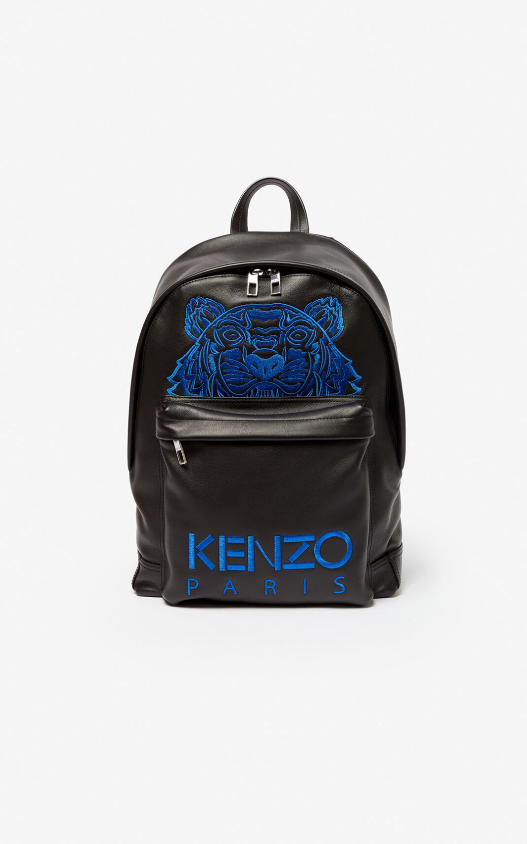 Kenzo 虎 レザー リュック レディース 黒 - GLYDZH586